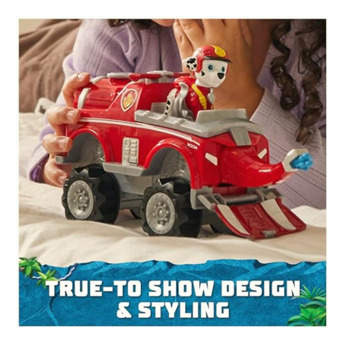 Paw Patrol Jungle Pups, Vehículo Temático De Marshall,