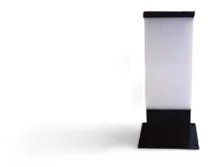 Comprar Farola Exterior 30cm Piso Aluminio 10x10 Garden Luminis Pantalla Negro