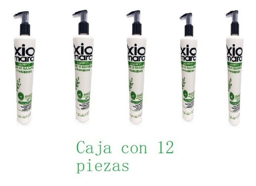 Shampoo Libre De Sulfatos Y Parabenos 250 Ml Xiomara 12 Pz