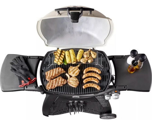 Asador De Gas Weber Q 3200 Titanio Parrilla - 57060001