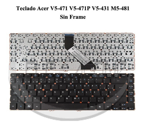 Teclado Acer V5-471 V5-471p V5-431 M5-481 Sin Frame