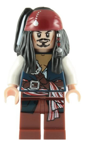 Minifigura Lego Piratas Del Caribe: Capitán Jack Sparrow