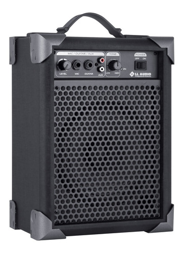 Caixa De Som Amplificada Microfone/guitarra Lx40