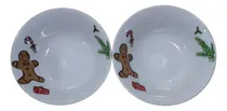 Comprar Jgo. 2 Platos Hondos Para Pasapalos O Dips De Navidad