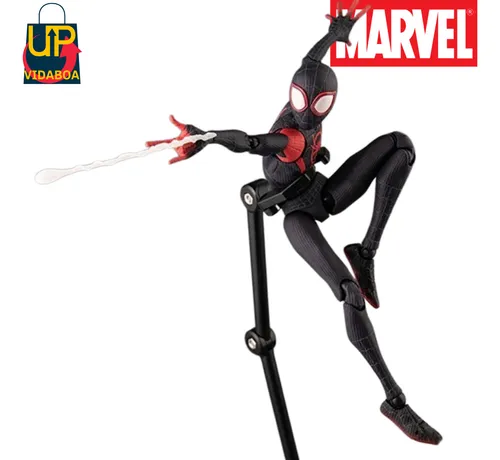 Boneco Premium - Homem Aranha Miles Morales 14cm Articulado Boneco Premium - Homem Aranha Miles Morales 14cm Articulado