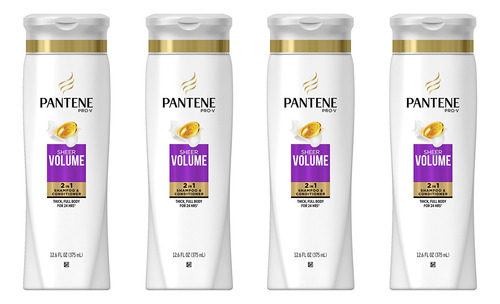 Shampoo E Condicionador Pantene Sheer Volume 2 Em 1:375ml (p