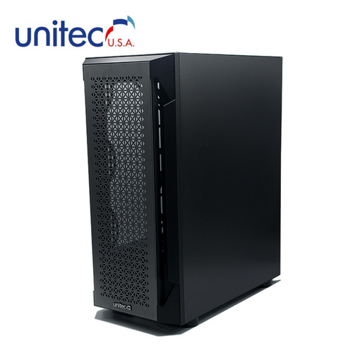 Imagen 7 de 9 de Gabinete Chasis Pc Gamer Caja Atx Rejillas Y Vidrio Templado