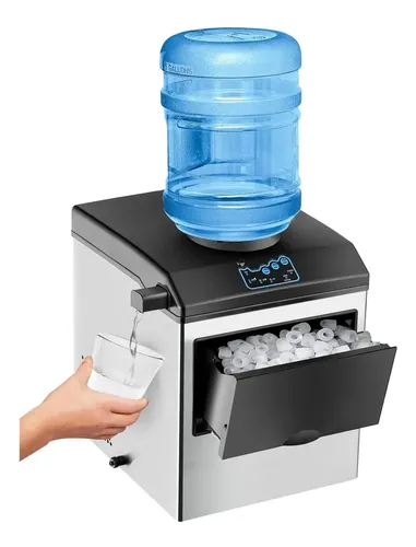 Máquina Para Hacer Hielo Comercial 1 En 2 Función Dispensador De Agua