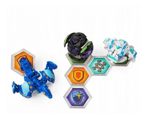 Bakugan Starter Pack - Serpillious Ultra, Auratoa Y Ninjiton