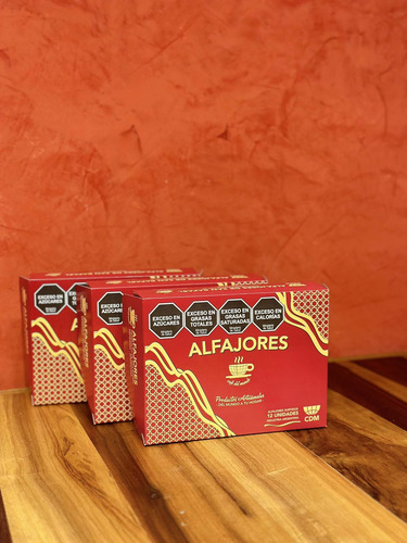 Alfajores Café Del Mundo Docena, Pack X 3 Cajas