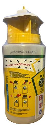 Fly Out Catcher Trampa Para Mosca Con Atrayente 5pz