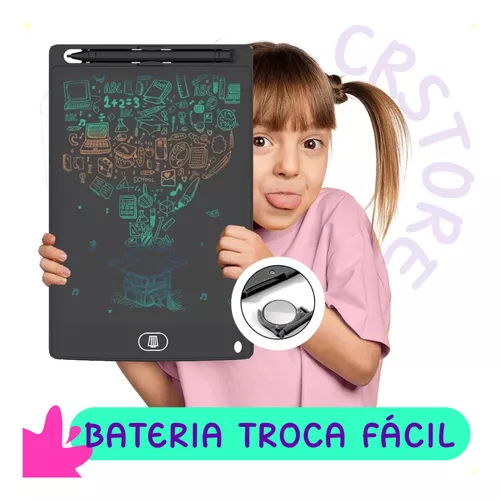 Kit 2 Tablet Lousa Mágica Educativo Lcd Escrever E Desenhar