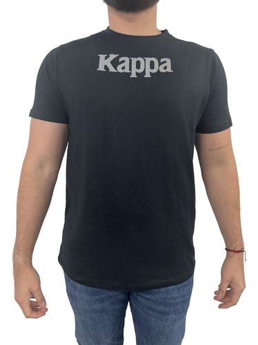 Polo Kappa Authentic Runis Black Jet Hombre