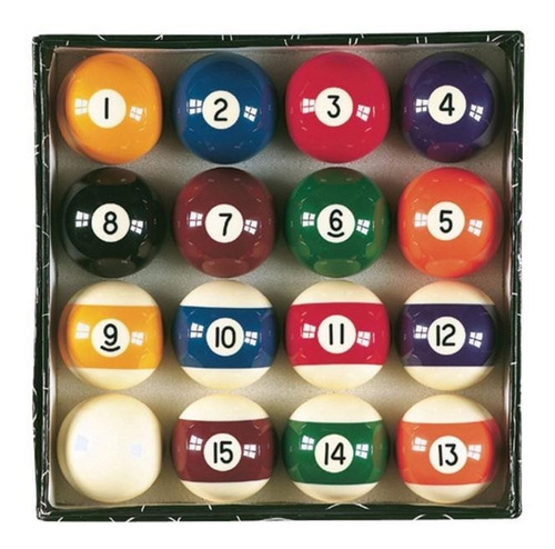 Juego De Bolas Para Pool Ø 57mm Y Blanca Ø 60mm Envio Gratis