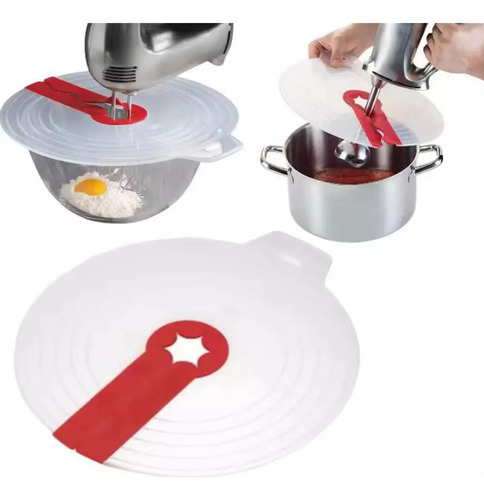 Protector Anti Salpicaduras De Plástico Para Batidora Accesorio De Cocina Ideal Para Evitar Derrames Y Mantener Limpio Ohmyshop