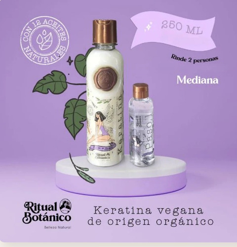 Keratina Ritual Botanico 250ml Vegana