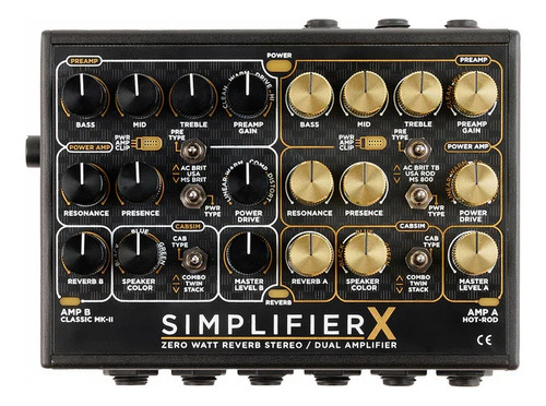 Pedal Preamp Dsm & Humboldt Simplifier X C/ Footswitch