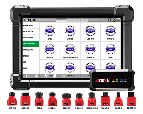 Escáner Para Camión Ancel X7 Hd Dpf Regeneración Todo Sistem