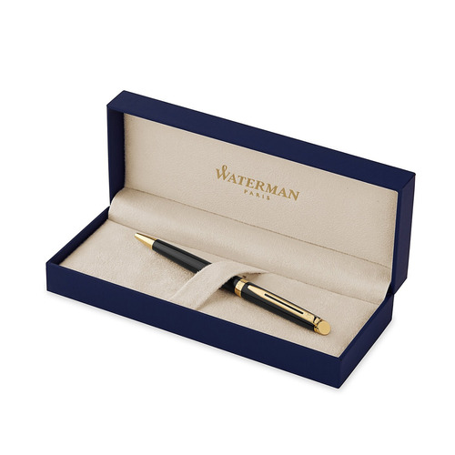 Waterman Hemisphere Black With Golden Trim, Ballpoint Pen..