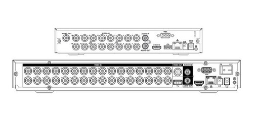 Imagem 5 de 5 de Dvr Gravador Imagem Intelbras 16 Canais Inteligent Mhdx3016c