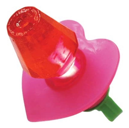 Caramelo En Forma De Anillo Con Luz Sabor Frutas 24pz De 8g