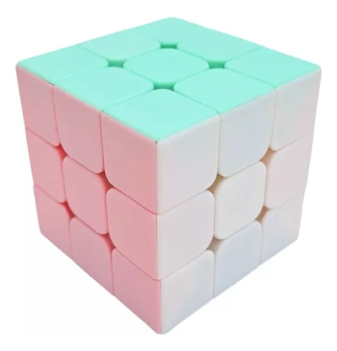Cubo 3x3 Puzzle Cubers Colores Pasteles 3x3x3 De Velocidad