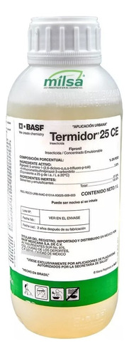 Termidor 25 Ce 1 Ltr Insecticida Fipronil-control De Plagas