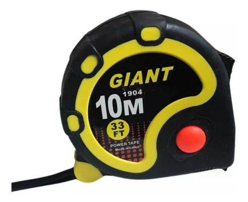 Cinta Métrica Metalica Giant 10 Metros Con 3 Frenos