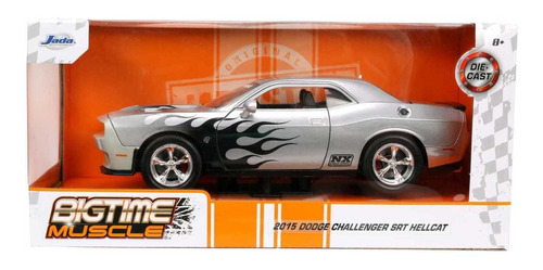 Jada 1:24 2015 Dodge Challenger Srt Hellcat Deportivo Caja