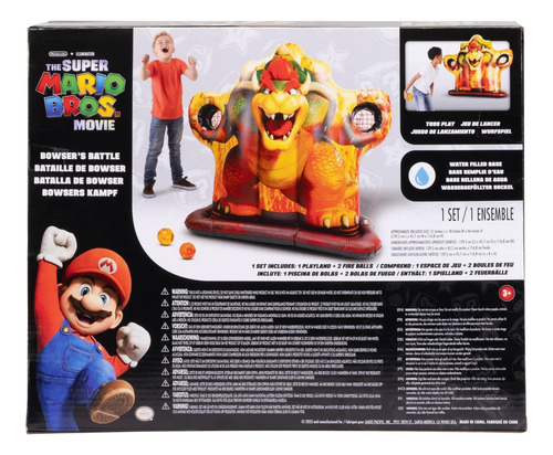 El Super Mario Bros Juego Deportivo Inflable De Bowser De O