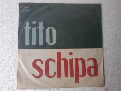 Disco Lp Las Canciones De Tito Schipa / Ángel Records