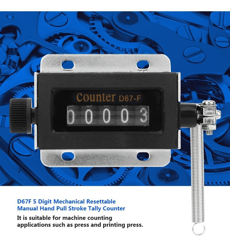 Contador Clicker Mecánico, Contador Mecánico, M Reiniciable