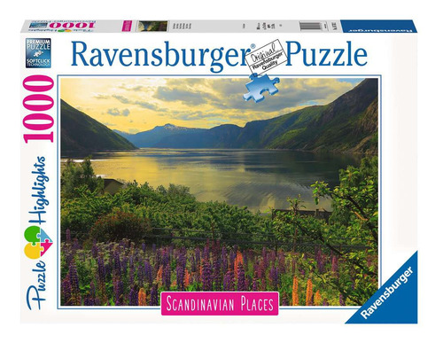 Rompecabezas Fiordo Noruega 1000p Escandinavos Ravensburger