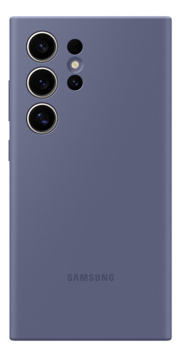 Cover De Silicona Para Galaxy S24 Ultra 5g Violeta 