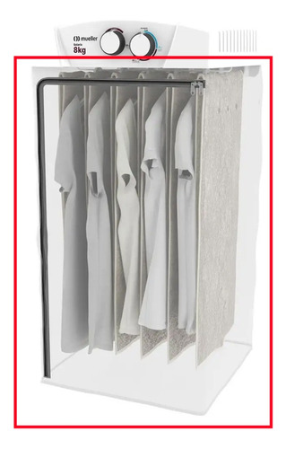 Saco Secadora Mueller Sun + C/ziper +15 Travas (pinos)