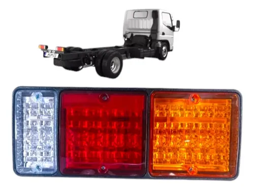 Foco Farol Trasero Mitsubishi Canter 48 Led Lado Derecho