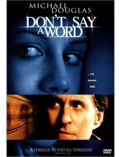 Dvd Don't Say A Word - Refém Do Silencio - Inglês 20 Century