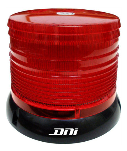 Luz Rotativa Giroled De Advertência Vermelho  Dni4102