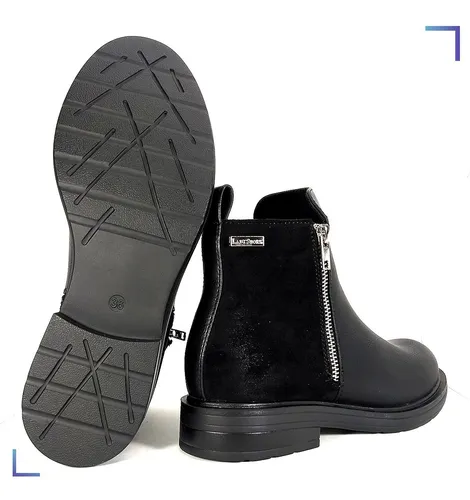 Botas Lady Stork Mujer Doble Cierre Sint tico Liviana Ramona 24.990