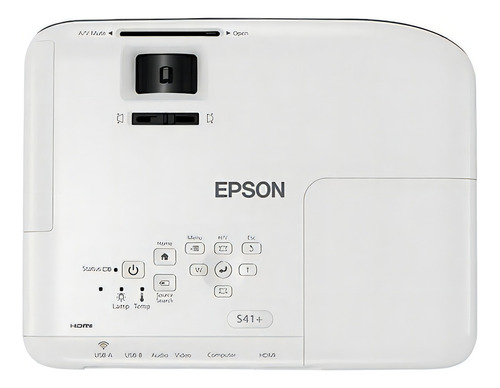 Projetor USB Epson Powerlite S41+ 3300 lúmens Svga Hdmi