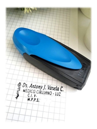 Sello Portatil Trodat 9412 De Bolsillo, Goma Laser