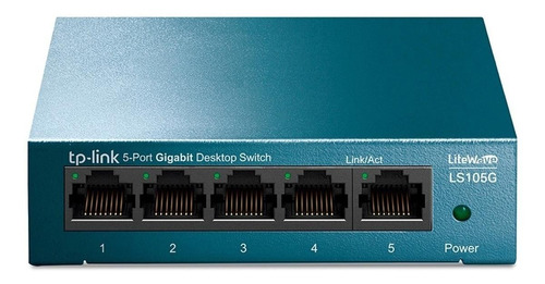 Imagem 1 de 2 de Switch TP-Link LS105G série LiteWave