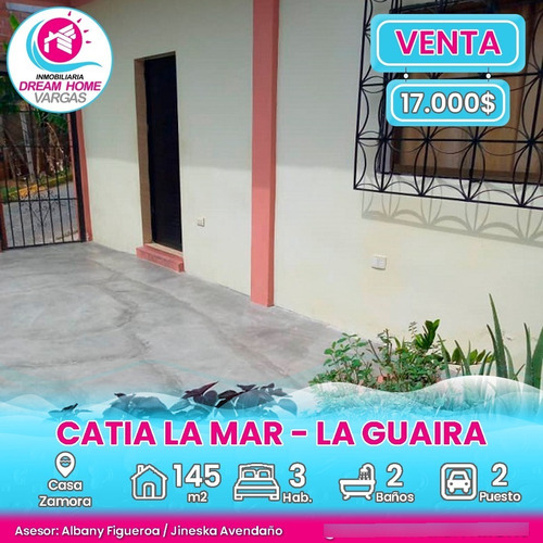  Casa En Venta  Zamora, Catia La Mar  La Guaira