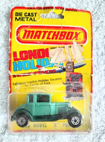 Ford Model A, Lesney, Matchbox, England, Superfast, 1979