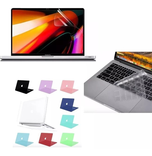 Case + Mica + Protector Para Macbook Macbook Pro 16 A2485