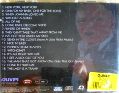 Cd Frank Sinatra Live 2004 Memo Music Ouver Sem Capas (Usado)