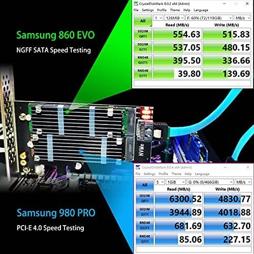 Adaptador M. Pcie Nvme Disipador Calor Ssd Ngff Sata Pa