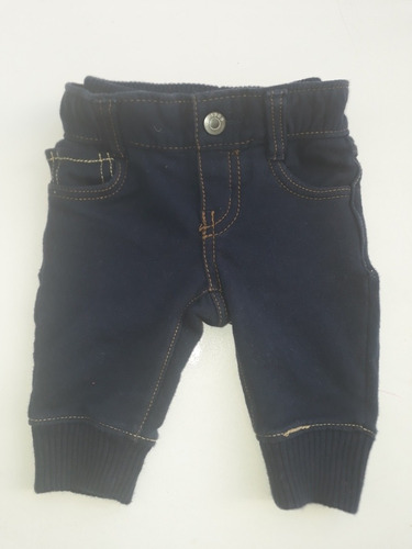 Pantalon Jean De Algodon Bebe Babygap 0-3m Cintura Doble