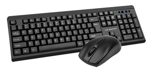 Combo De Mouse Y Teclado Inalambricos Ice Armor Bt-7000