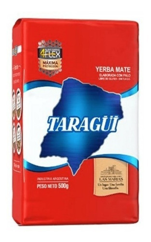Imagen 1 de 1 de Yerba Mate Taragüí 4flex 500 Grs.